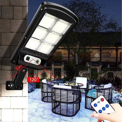 Lámpara solar con control remoto